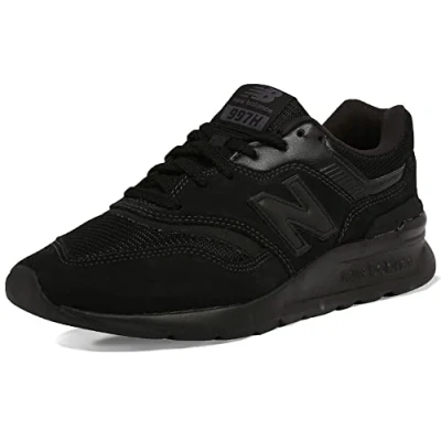 Afbeelding van New Balance 997H Unisex Sneakers laag, Maat: 44.5, Black Leer en textiel