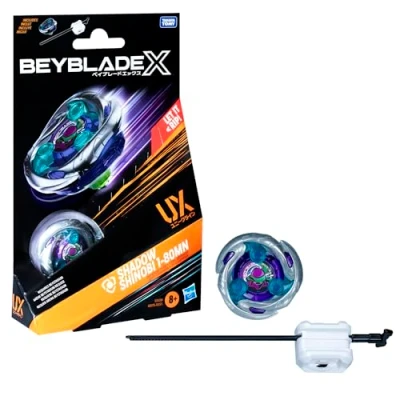 Image de Beyblade X Starter Pack Shadow Shinobi 1 80MN UX avec toupie et lanceur