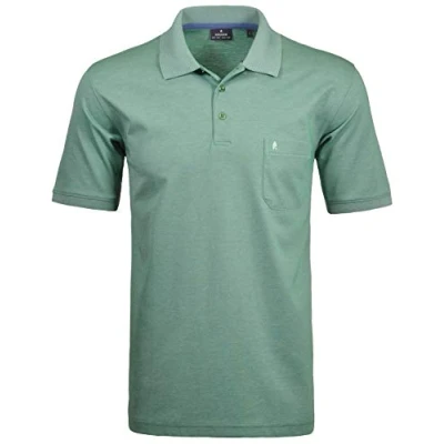Afbeelding van Ragman poloshirt voor heren, korte mouwen, lichtgroen, 3XL