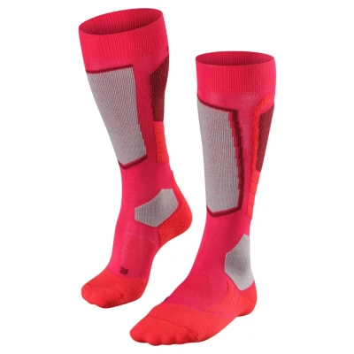 Afbeelding van Falke SK2 WOOL Skiing Functional Mediumcushioned Kniekousen, Dames, Maat: 41/42, Neon pink