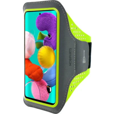 Afbeelding van Mobiparts Comfort Fit Sport Armband Samsung Galaxy A51 (2020) Neon Green