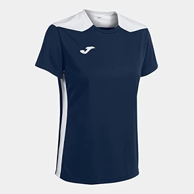 Afbeelding van Joma Championship VI Shirt Korte Mouw Dames Marine / Wit Maat: XL