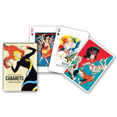 Afbeelding van Piatnik Cabarets Speelkaarten Single Deck.