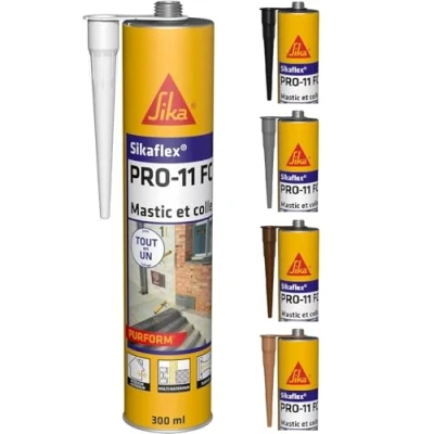 Afbeelding van Sikaflex Pro 11FC Mastic Lijm, 300 ml, zwart Sika