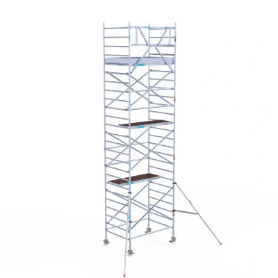 Afbeelding van Professionele rolsteiger 135x190x8.20m werkhoogte wooddeck