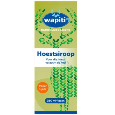 Afbeelding van Wapiti Hoestsiroop Drank 250ML