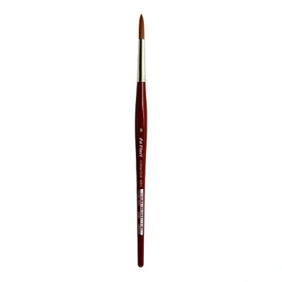 Afbeelding van DA VINCI 5580 Series aquarelpenseel 8, synthetisch, rood, maat 8