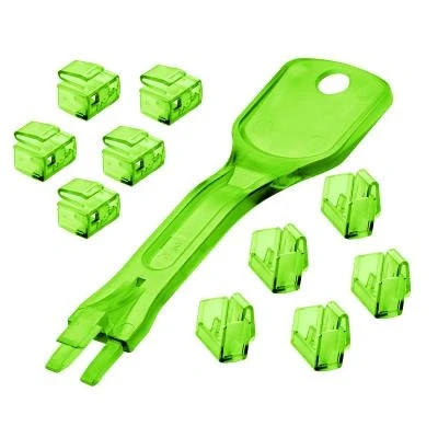 Image de Verrous RJ45 (10 pièces) avec clé, vert