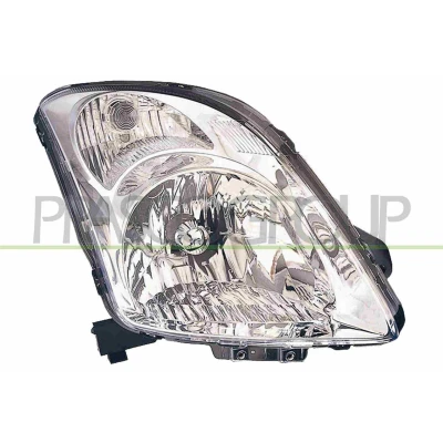 Afbeelding van PRASCO SZ0344803 Koplampen rechts H4 Chroom Zonder afregelmotor voor LWR SUZUKI: SWIFT 3