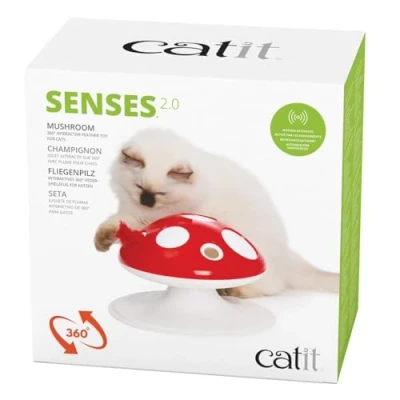 Afbeelding van Catit Speelgoed Voor Dieren Kat Ca Senses 2.0 Mushroom 24x24x15,5cm Rood/wit 1st