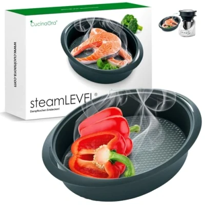 Afbeelding van CucinaOra steamLEVEL® Thermomix Accessoires Compatibel met TM6 TM5 TM31 Keukenapparatuur Keukenaccessoires naar Varoma Keukenhulpen Vergroot het Verdampingsgebied