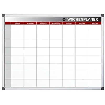 Afbeelding van Bi Office Maya Magnetische weekplanner 90 x 60 cm
