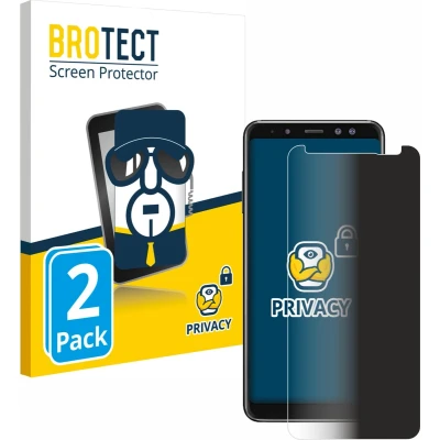 Afbeelding van BROTECT privacy screenprotector voor Samsung Galaxy A8 2018 Folie Beschermfolie Blauwlichtfilter (2 Stuks)