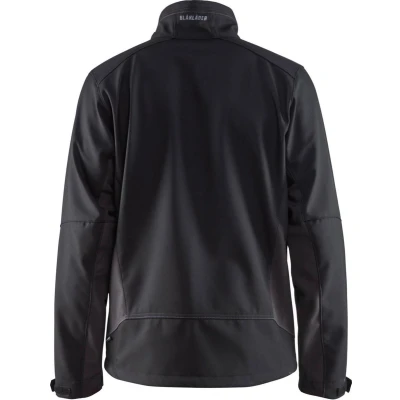 Afbeelding van Blaklader Softshell Jack 4950 2516 Mannen Zwart/Grijs XS