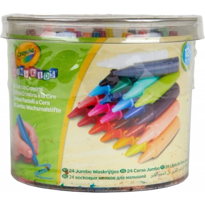 Afbeelding van Crayola Mini Kids Krijt 24 Dikke Waskrijtjes Voor Kinderen