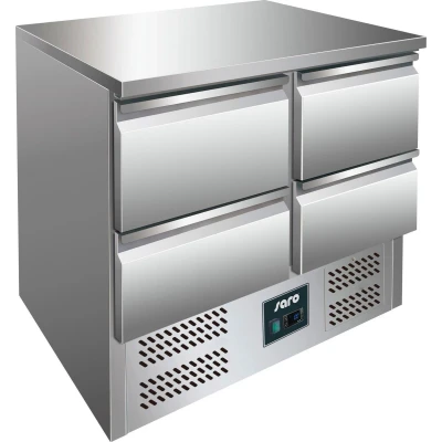 Afbeelding van Gekoelde werkbank Vivia S 901 s/s Top 4 x 1/2 lades (H)88,5x(B)90x(D)70