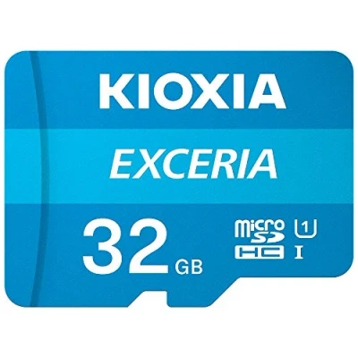 Image de KIOXIA EXCERIA Carte mémoire flash 32 Go UHS I U1 / Class10 microSDHC