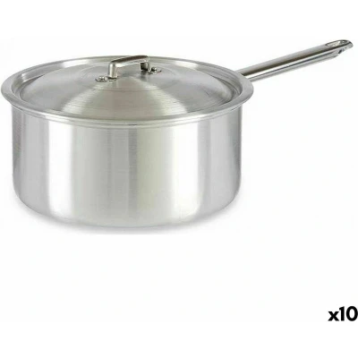 Afbeelding van Sauspan met deksel Ø 24 cm Zilverkleurig Aluminium 5 L (10 Stuks)