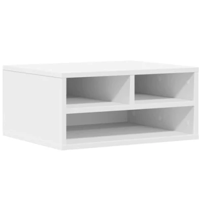 Afbeelding van Printerkastje 49x40x22,5 cm bewerkt hout wit