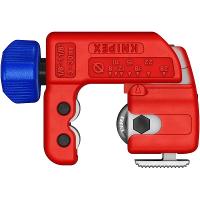 Afbeelding van KNIPEX compacte pijpsnijder buizensnijder TubiX S voor koper en RVS Ø3 30mm (903101)
