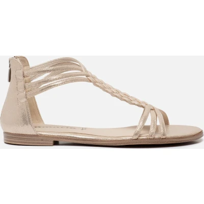 Afbeelding van Tamaris Sandalen met hoge hak, Dames, Maat: 37, Gold Leer