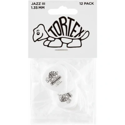 Image de Dunlop 478P135 Player&#039;s pack de 12 médiators Tortex Jazz 1,35 mm
