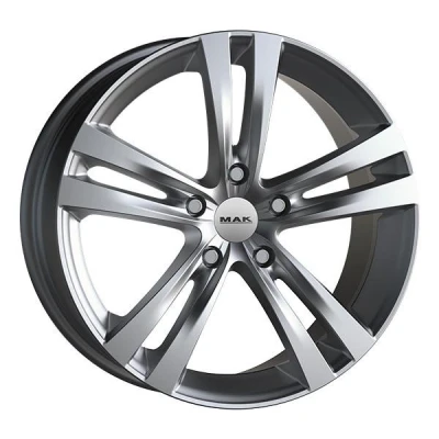 Afbeelding van MAK 5 gat 16duim 108mm lichtmetalen Velg zenith Antraciet F6560ZHTM35G 6.5duim 35mm 72mm TOYOTA: Proace City Verso