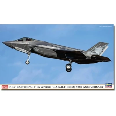 Afbeelding van 1:72 Hasegawa 20465 F 35 Lightning II (A version) `J.A.S.D.F. 301SQ 50th Anniversary&#039; Limited Edition Plastic Modelbouwpakket