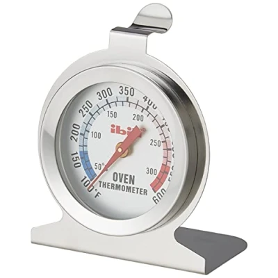 Afbeelding van Ibili 743400 Thermometer voor het koken in de oven, roestvrij staal, zilver, 7 x 6 cm