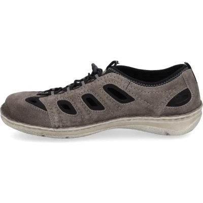 Afbeelding van Josef Seibel Anvers Sportieve veterschoenen, Heren, Maat: 39, Grey Leer