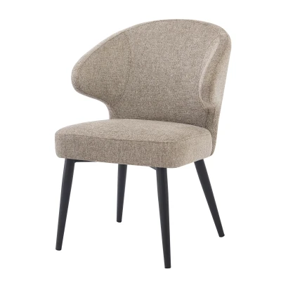 Afbeelding van Donna eetkamerstoel velvet beige
