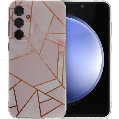 Afbeelding van iMoshion hoesje Geschikt voor Samsung Galaxy S23 FE Siliconen Design Meerkleurig / Pink Graphic