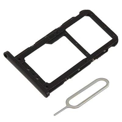 Afbeelding van MMOBIEL Sim Tray Kaart Houder Nano Slot voor Huawei P20 Lite (ZWART)