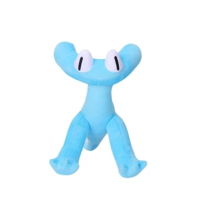 Afbeelding van Rainbow Friends Pluche, Doll, zachte pop, cadeau voor jongens en meisjes. Cyaan.