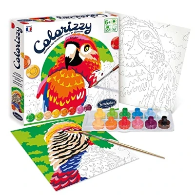 Afbeelding van SentoSphère Colorizzy Schilder op Nummer Vogels