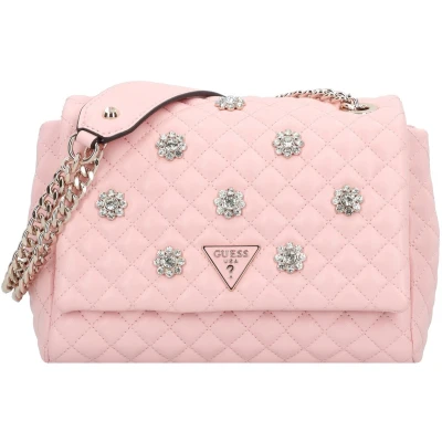 Afbeelding van GUESS Schoudertas Everlee Convertible Xbody Flap Bag Rose Water Roze