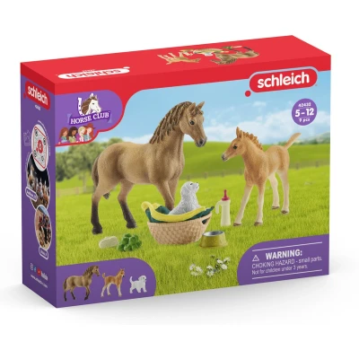 Afbeelding van Schleich Playset Horse Club Sarahs Zorg Jonge Dieren
