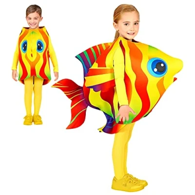 Afbeelding van WIDMANN &quot;Tropisch Fish&quot; (kostuum) (116 128 cm / 4 7 jaar)