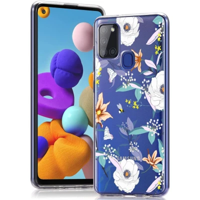 Afbeelding van imoshion Design hoesje voor de Samsung Galaxy A21s English Garden