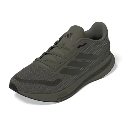 Afbeelding van adidas Runfalcon 5 Wide hardloopschoenen voor heren, Olive Strata Shadow Black, 49 1/3 EU