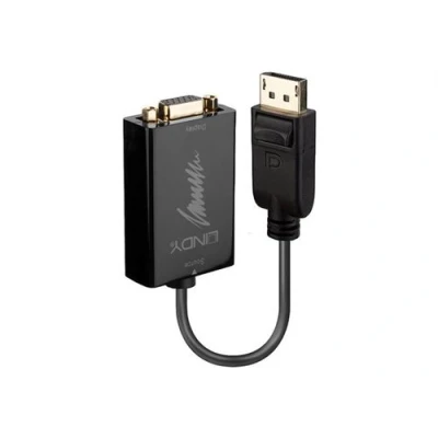Image de Lindy DisplayPort to VGA Adapter adaptateur vidéo externe noir