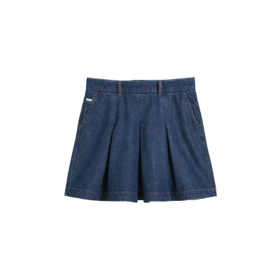 Afbeelding van Marc O&#039;Polo Denim Jeansrok, Dames, Maat: Medium, Dark blue multi