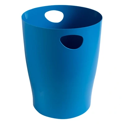 Image de Exacompta Bee Blue corbeille à papier turquoise