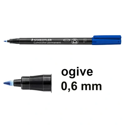 Image de STAEDLER LUMOCOLOR FEUTR 0.6MM BL 318/3