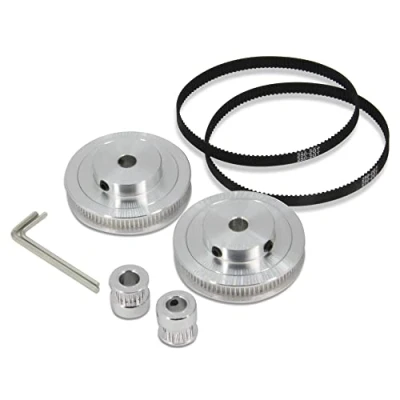 Afbeelding van Zeberoxyz GT2 20 sync riemschijven, 2 tanden, 8 mm boring, aluminium, tandriemschijven, 250 lang, 6 (20 80T 8B 6)