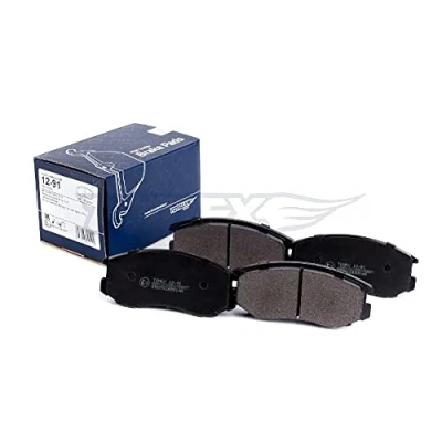 Afbeelding van TOMEX brakes TX 12 91 Remblokkenset Vooras MITSUBISHI: COLT 5, Lancer 5 Limousine, 4, DAIHATSU: Terios II, I
