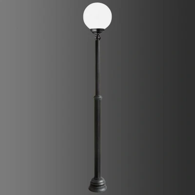 Afbeelding van Lantaarnpaal 1143, 1 lamp, zwart/wit