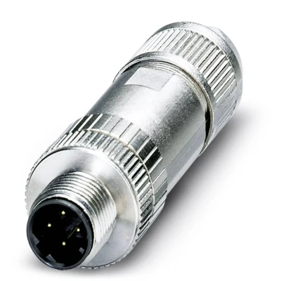 Afbeelding van Phoenix Contact 1554513 Sensor/actuator dataconnector M12 Aantal polen: 4 Stekker, recht 1 stuk(s)