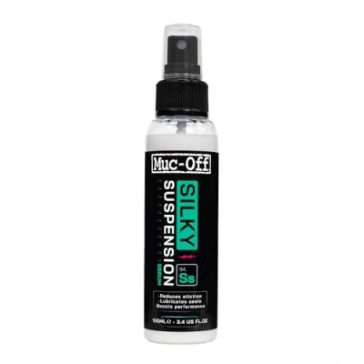 Afbeelding van Muc Off Zijdeachtige ophangserum, 100 ml, beschermspray voor fietsophanging, hoogwaardige formule mountainbike en e bike