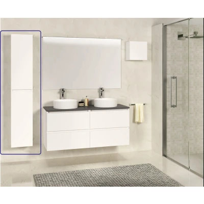 Afbeelding van Xellanz SEPHIA kolomkast 140x30x25 mat wit